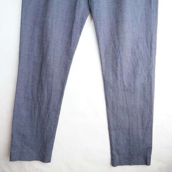 J Crew Pants Mens 30 Blue Dress Pants Slacks Bowery Slim Fit Wool Formal 30X32 - Picture 3 of 10